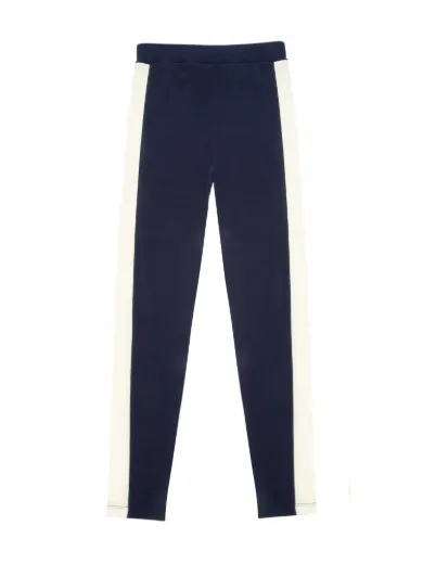 Bilde av WoolLand Ål tights kids Blue Ink